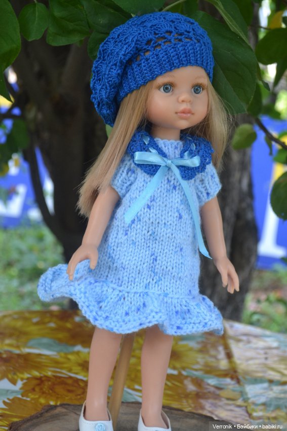 Комплект одежды для куклы Paola Reina " Васильки"