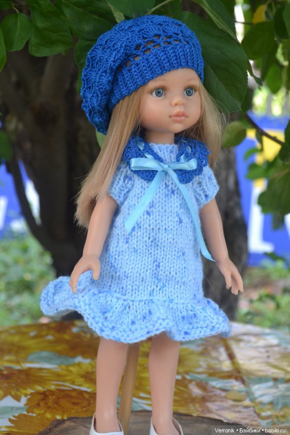 Комплект одежды для куклы Paola Reina " Васильки" (фото 3)