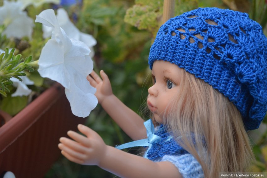 Комплект одежды для куклы Paola Reina " Васильки" (фото 5)