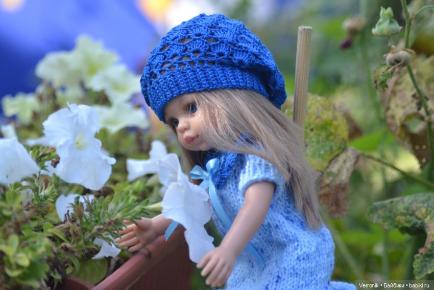 Комплект одежды для куклы Paola Reina " Васильки" (фото 6)