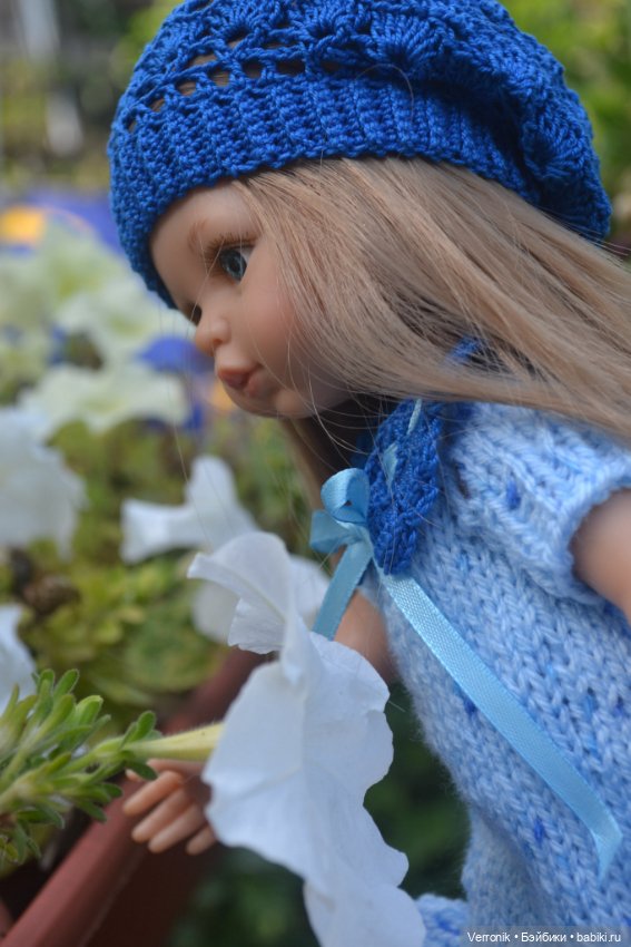 Комплект одежды для куклы Paola Reina " Васильки" (фото 4)