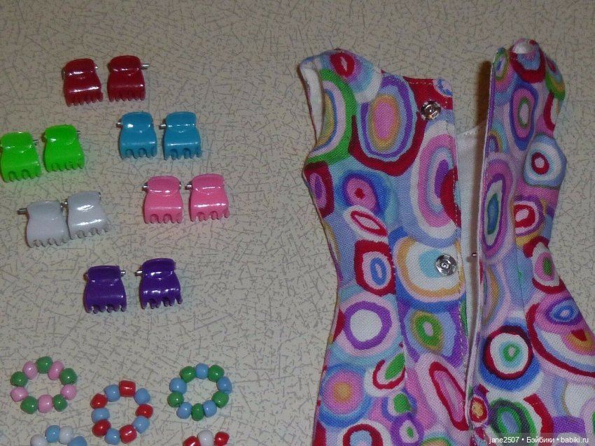 Аутфит OOAK Handmade (платье и аксессуары) for Tonner Deja Vu dolls (фото 8)