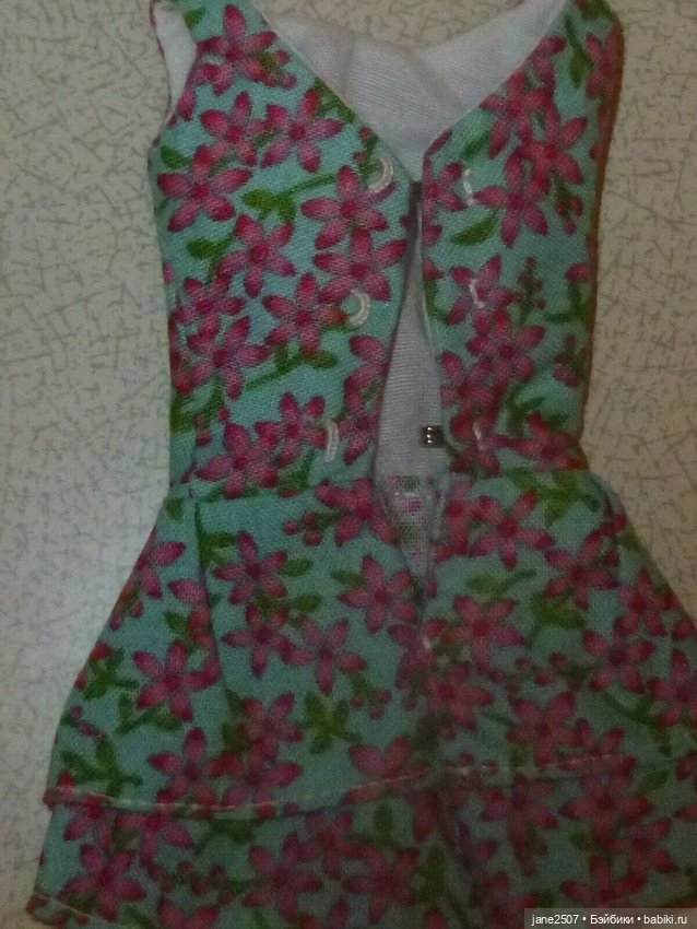 OOAK Handmade платье для Barbie, Fashion royalty, Nu Face, Poppy Parker, кукол 12 дюймов (фото 3)