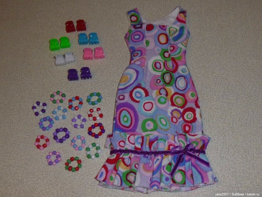 Аутфит OOAK Handmade (платье и аксессуары) for Tonner Deja Vu dolls (фото 3)