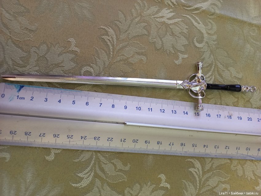 Меч из металла — Другие аксессуары для кукол (фото 3)