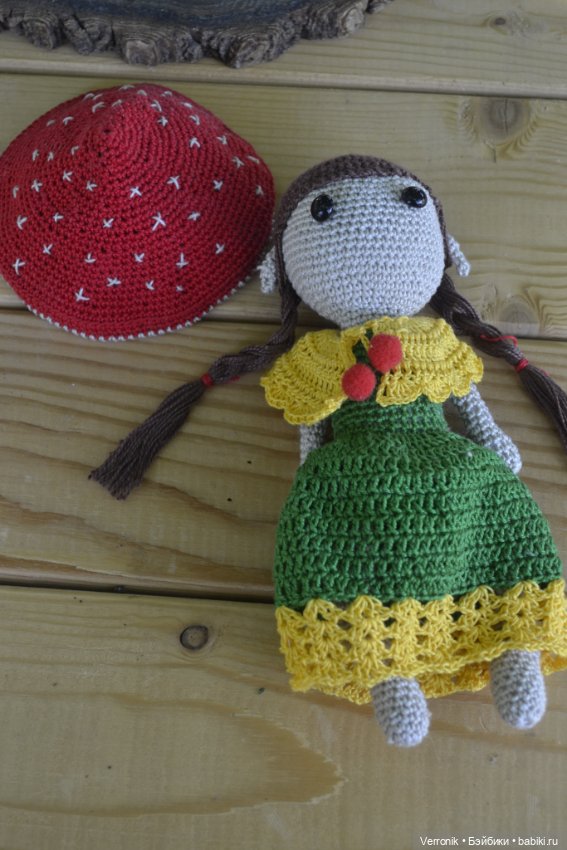 Грибная фея "Майя". Игрушка ручной работы (фото 3)