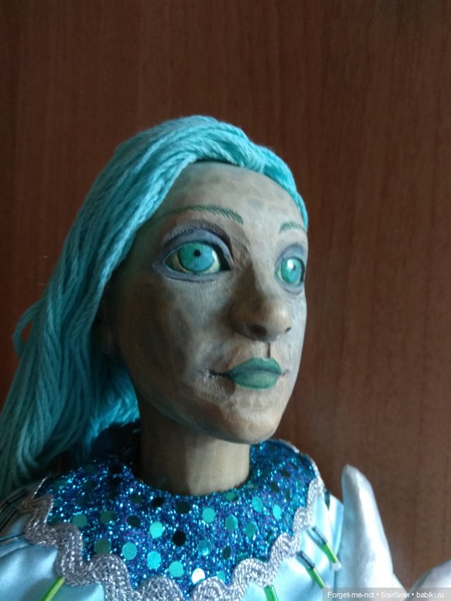 Деревянная русалка — Авторские куклы (фото 4)