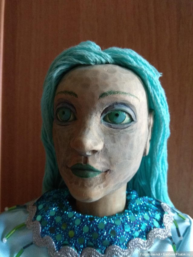 Деревянная русалка — Авторские куклы (фото 2)