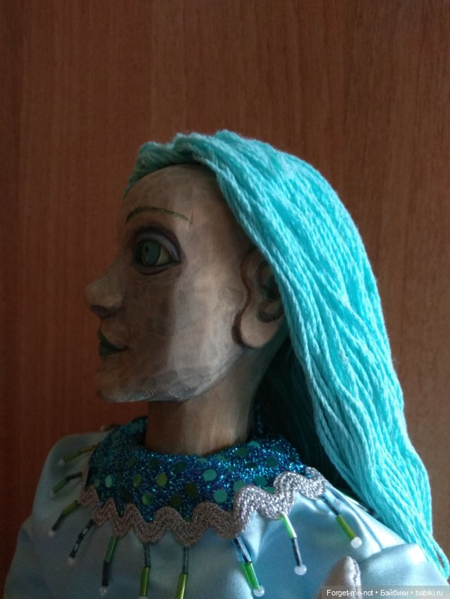 Деревянная русалка — Авторские куклы (фото 3)