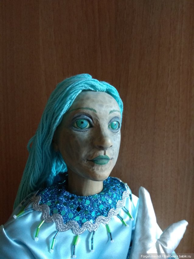 Деревянная русалка — Авторские куклы (фото 5)