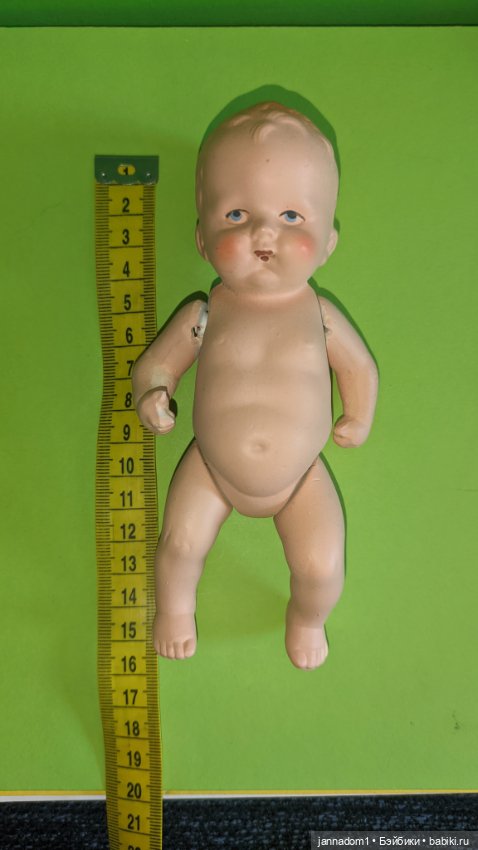 Керамический пупсик Hertwig 1515, высота 15 см