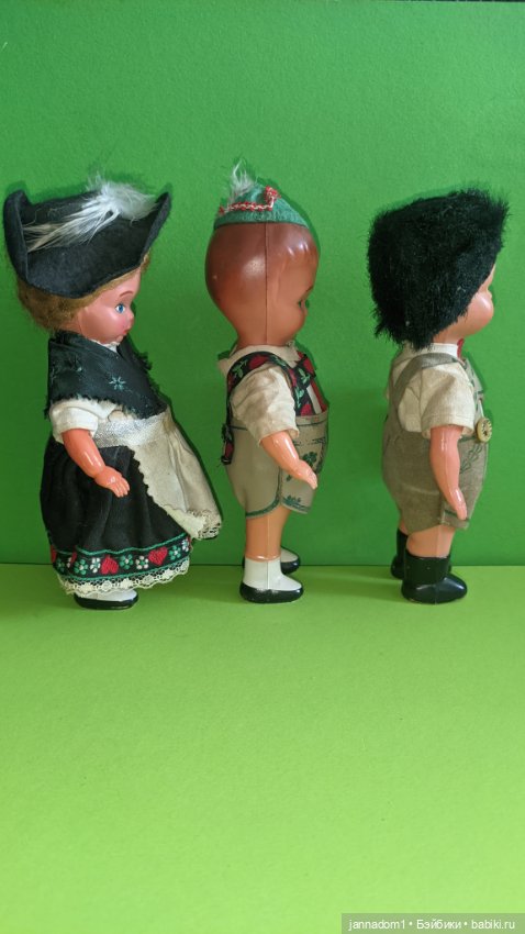 Куколки Sweetheart Doll West Germany из колкого пластика, высота 15 см (фото 3)