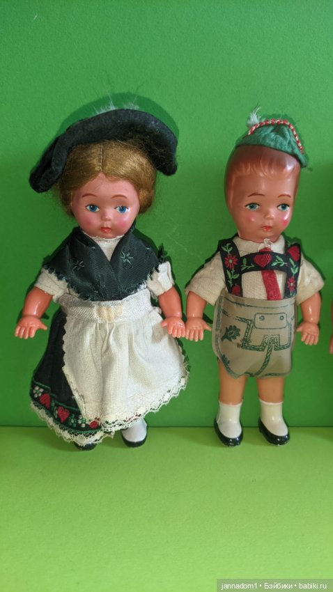 Куколки Sweetheart Doll West Germany из колкого пластика, высота 15 см (фото 6)