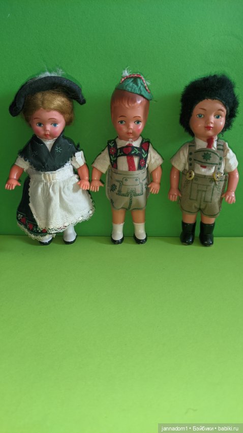 Куколки Sweetheart Doll West Germany из колкого пластика, высота 15 см (фото 4)