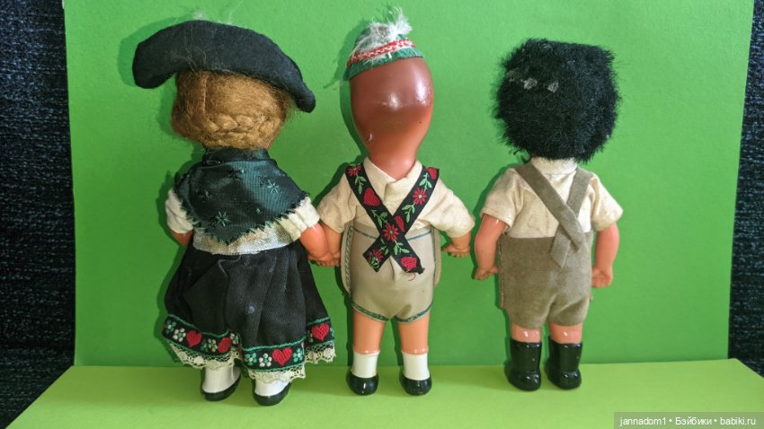 Куколки Sweetheart Doll West Germany из колкого пластика, высота 15 см (фото 2)