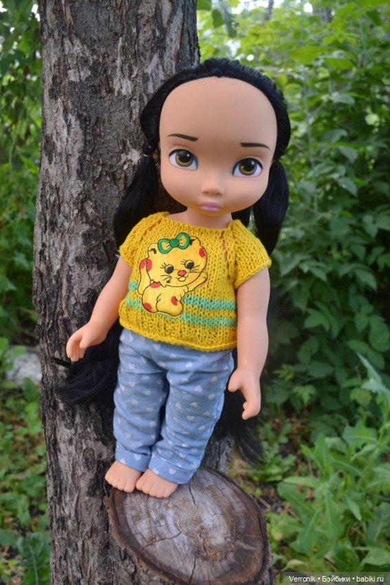 Пуловер с аппликацией. для куклы Дисней (фото 3)