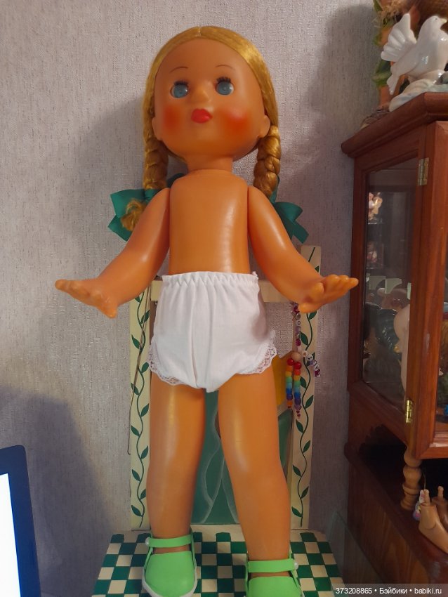 Кукла в желтом платье — Винтажные куклы и игрушки детства (фото 6)