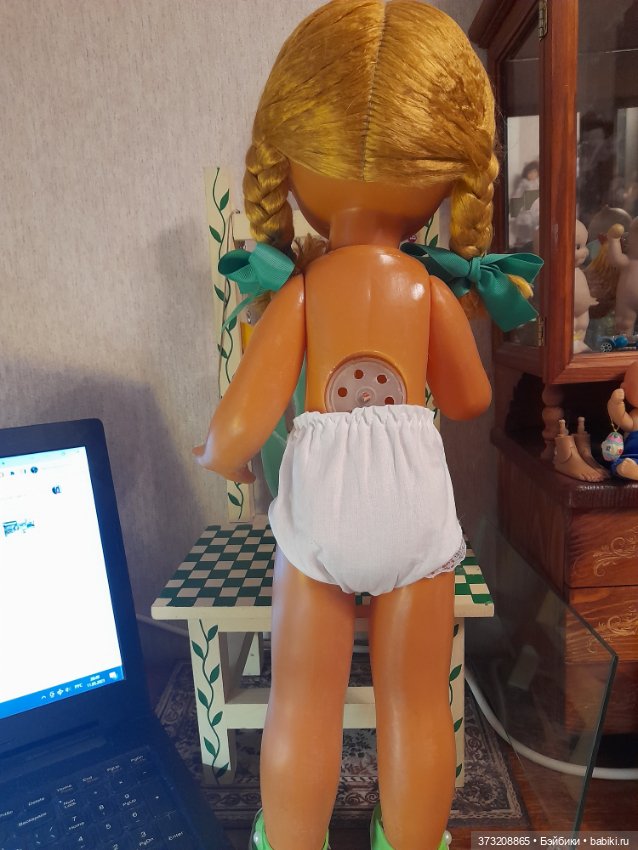 Кукла в желтом платье — Винтажные куклы и игрушки детства (фото 7)