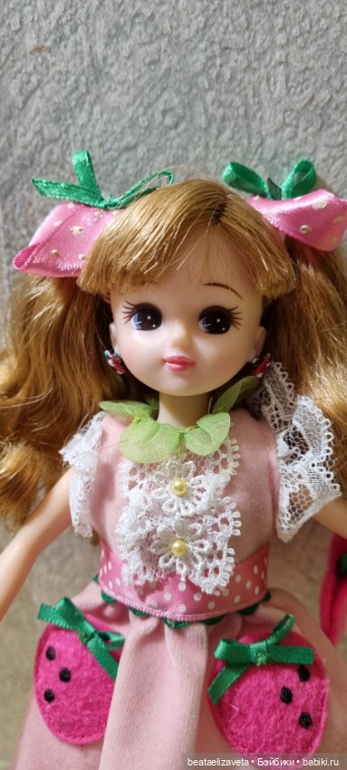 Кукла Takara Tomy Rika-chan Такара Молочная клубника (фото 3)