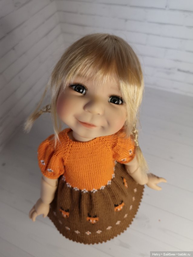 Платье с лисичками для Meadowdolls 38 см (фото 5)