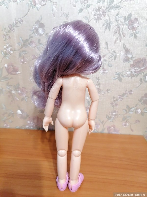 Девочка шарнирная с сиреневыми волосами (фото 5)