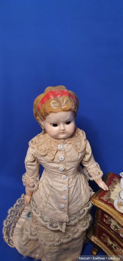 Редкая антикварная куколка pumpkin doll (фото 4)