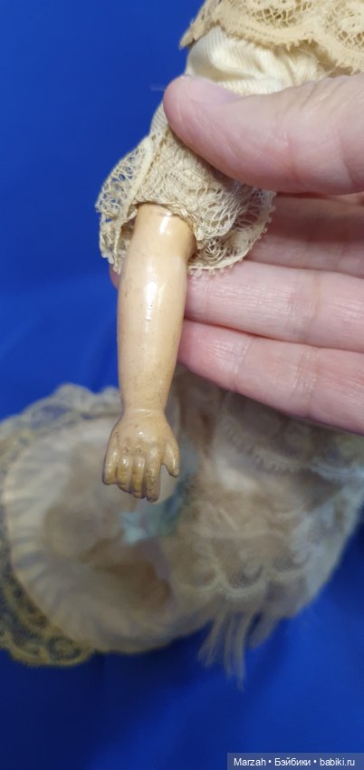 Редкая антикварная куколка pumpkin doll (фото 10)