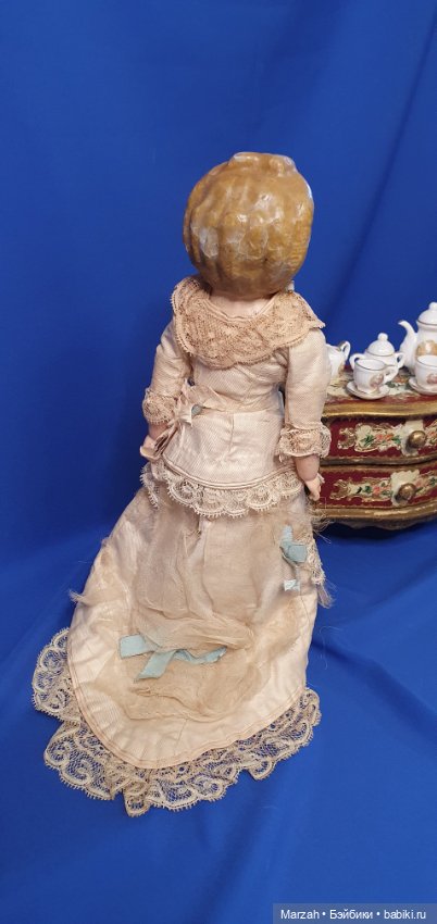 Редкая антикварная куколка pumpkin doll (фото 5)