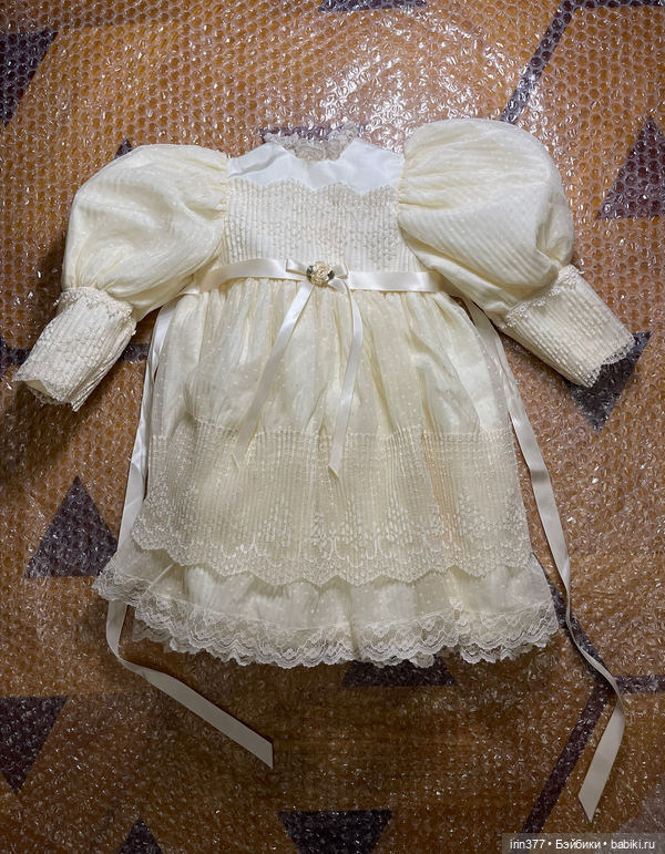 Платье для антикварной куклы