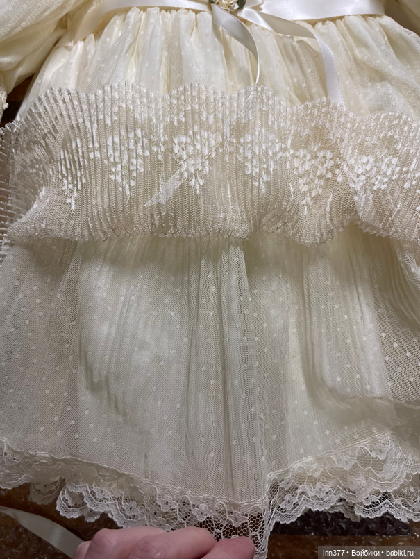 Платье для антикварной куклы (фото 6)