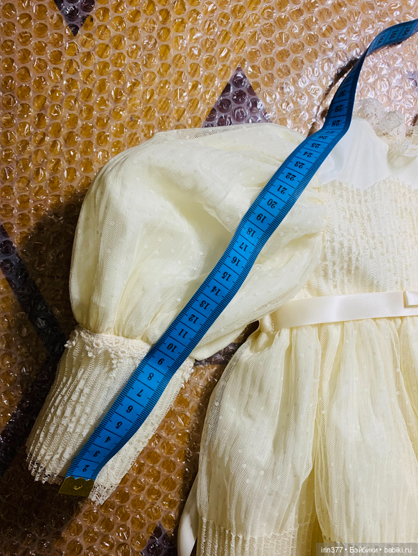 Платье для антикварной куклы