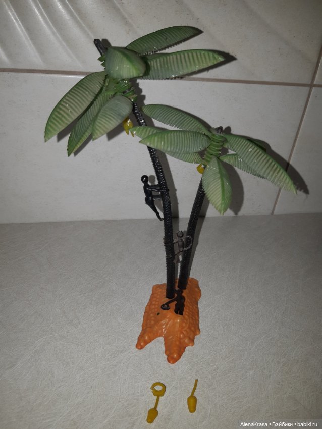 Сувенир пальма с неграми СССР (фото 3)