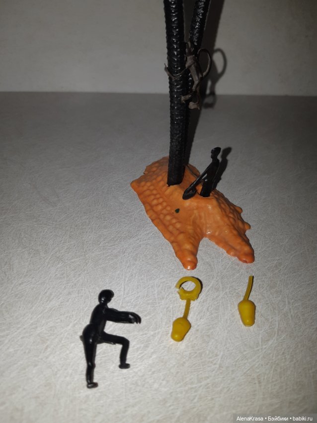 Сувенир пальма с неграми СССР