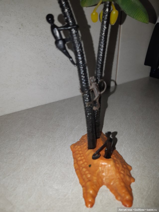 Сувенир пальма с неграми СССР (фото 2)