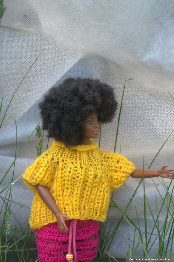 Свитер и юбка для Барби — Одежда для кукол (фото 8)