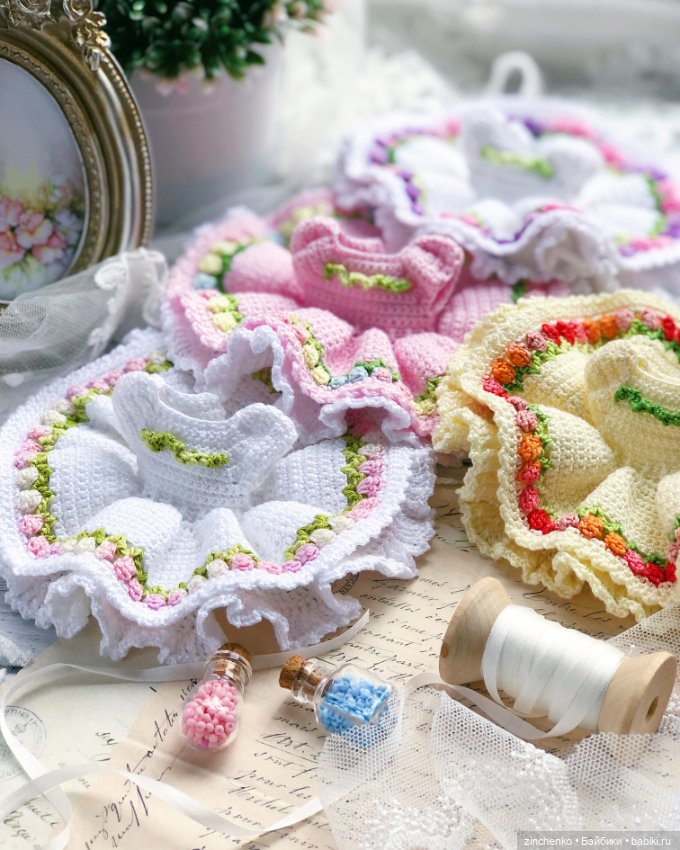 PDF Мастер-Класс по вязанию платья "Первоцветы" для кукол Xiaomi Monst (фото 7)