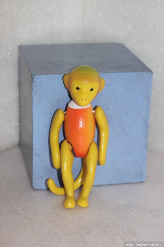 Целлулоидная игрушка СССР * Обезьяна * (фото 7)