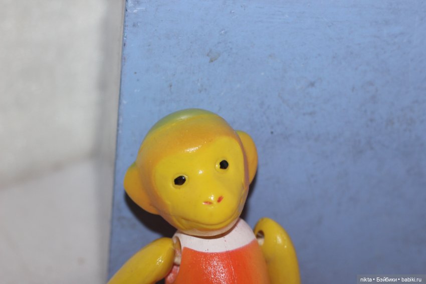 Целлулоидная игрушка СССР * Обезьяна * (фото 2)