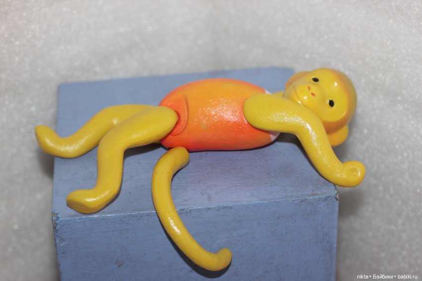 Целлулоидная игрушка СССР * Обезьяна * (фото 6)