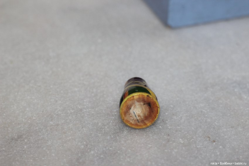 Игрушка СССР Старенькая матрешка Цельная (фото 5)