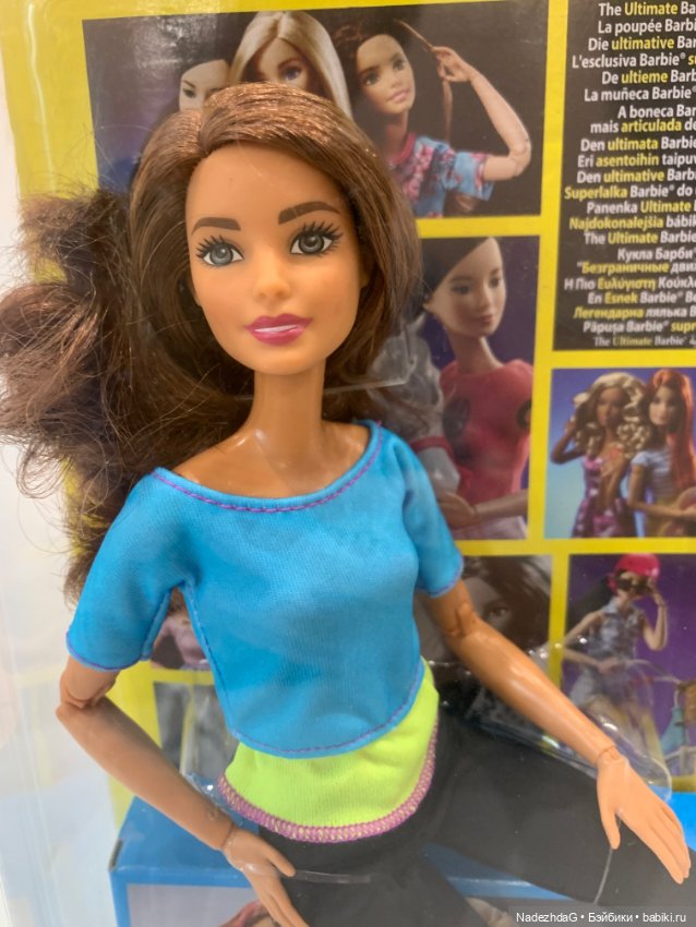 Купить Кукла Барби Made to Move Йога в зеленом костюме в Москве