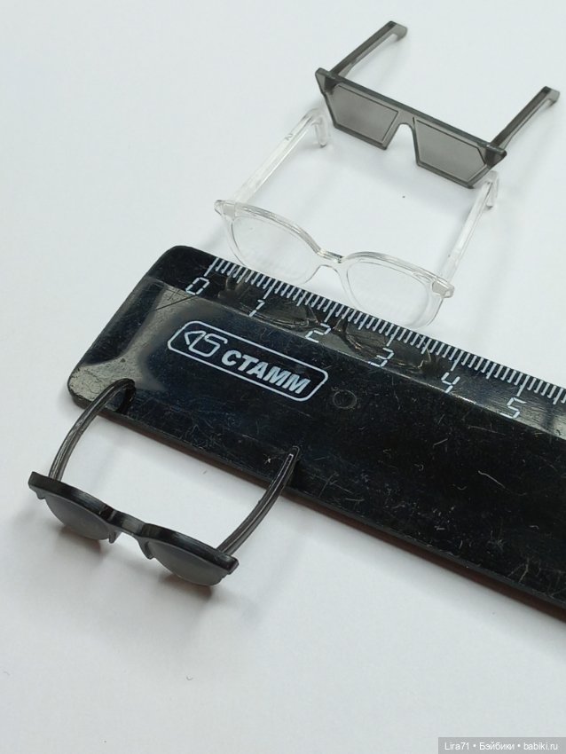 Очки для кукол 1/4, 1/6 — Аксессуары для BJD (фото 2)