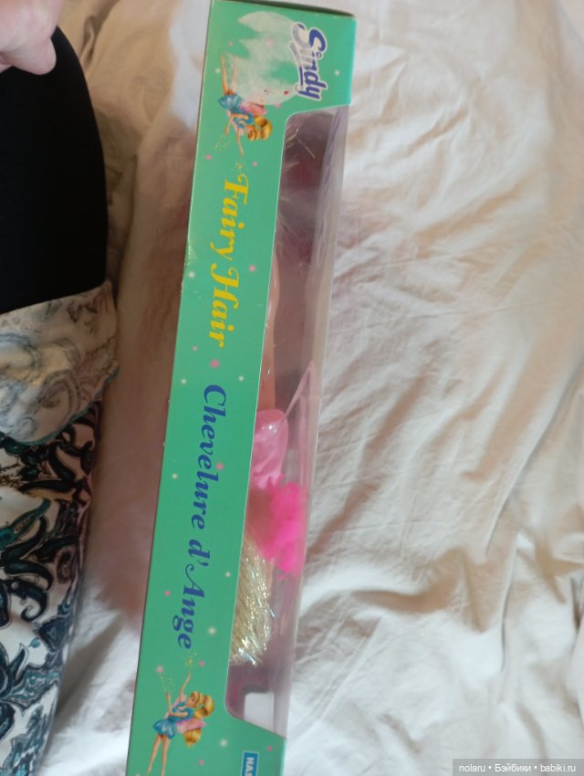 Синди Хасбро с золотыми волосами и крыльями. Фея, ангел, бабочка. редкая. Не открывалась. 1996 г (фото 8)