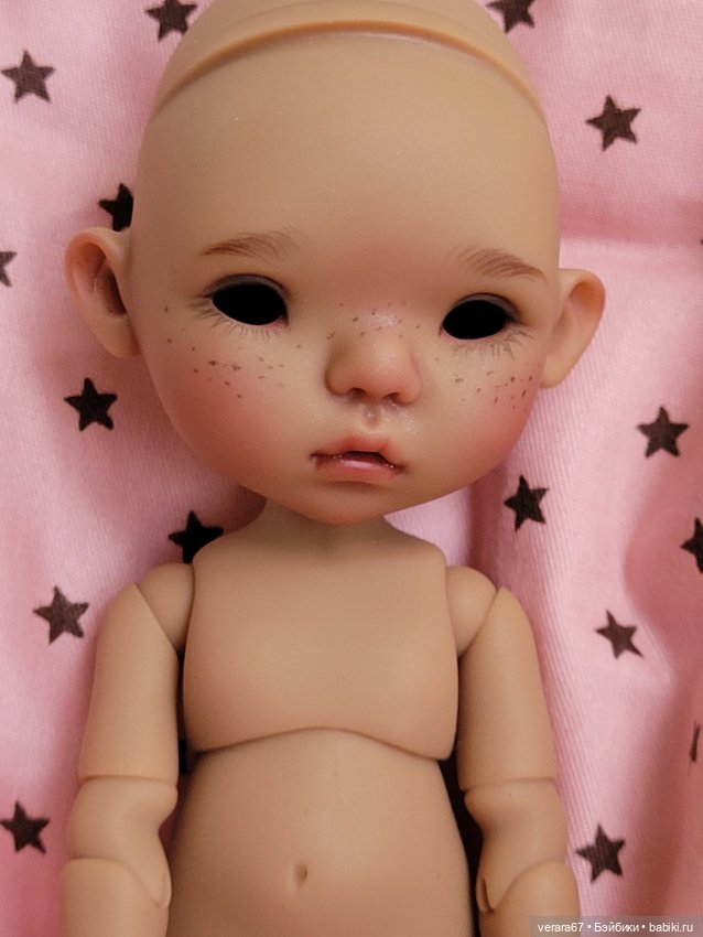 Meadowdolls Twinkle Sissi в цвете шоколад с веснушками с авторским мейком