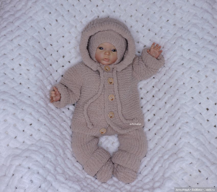 Плюшевый комплект на рост 54-62