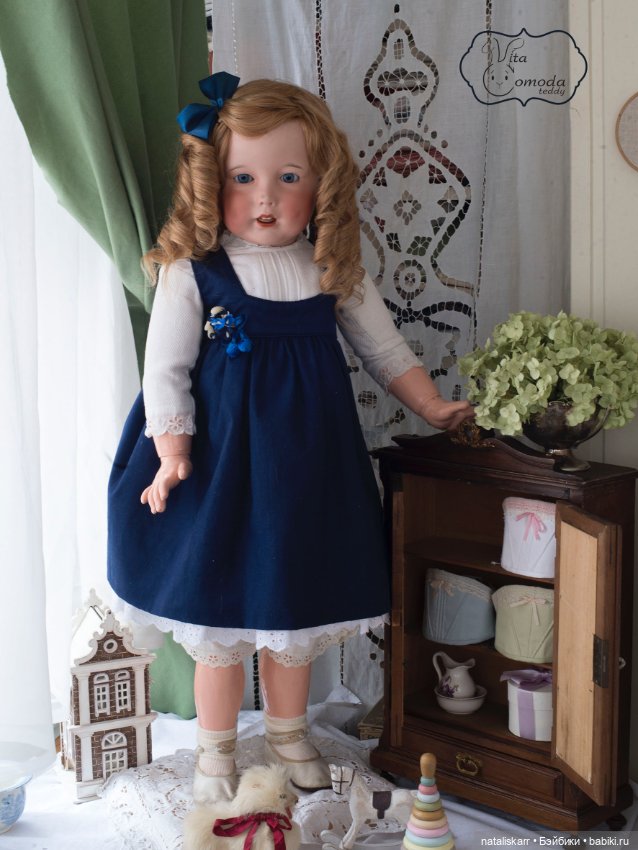 Блузка и сарафан для большой куклы (фото 7)