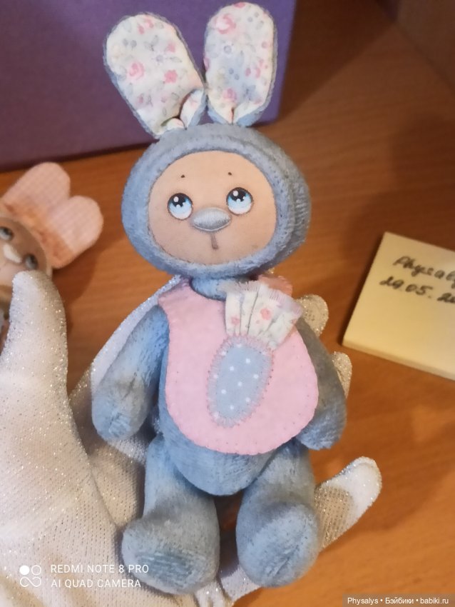 Пара зайчишек — Авторские игрушки (фото 3)