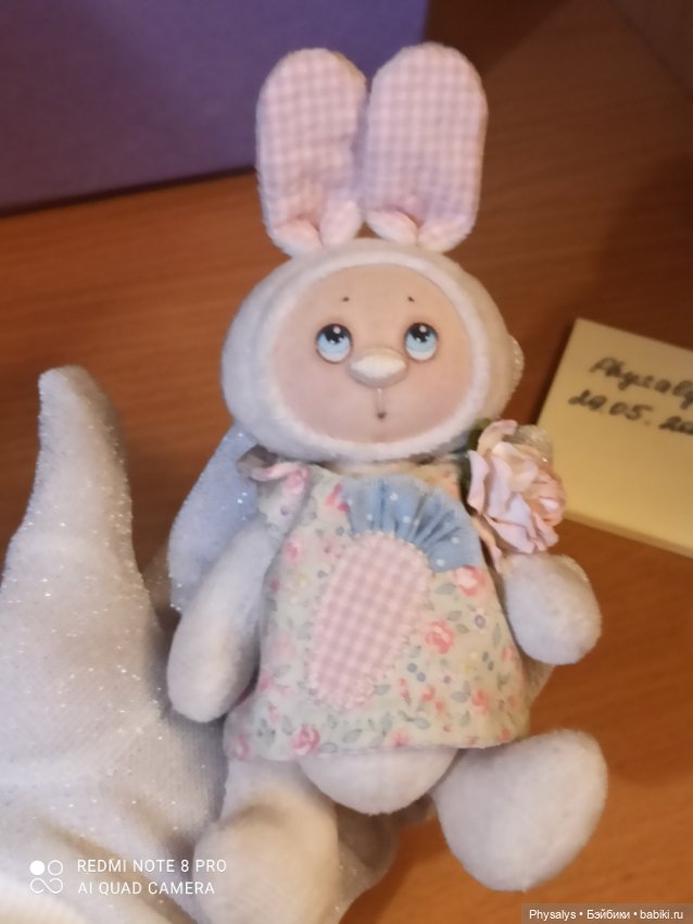 Пара зайчишек — Авторские игрушки (фото 2)