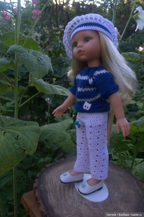 Комплект одежды для куклы Paola Reina " Морячка" (фото 6)