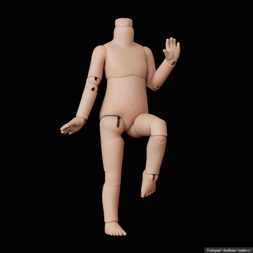 BJD шарнирное тело для куклы Paola Reina Mini (фото 2)